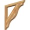 Ekena Millwork Funston Traditional Rough Sawn Bracket, Western Red Cedar, 4"W x 44"D x 44"H BKT04X44X44FST01RWR - alternate 1